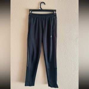 Black adidas track pants